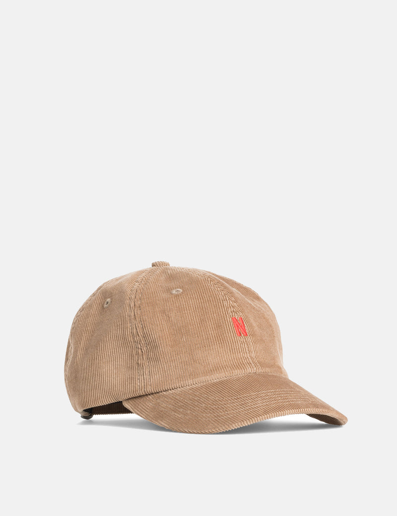 Norse Projects Thin Cord Sports Cap - Camel