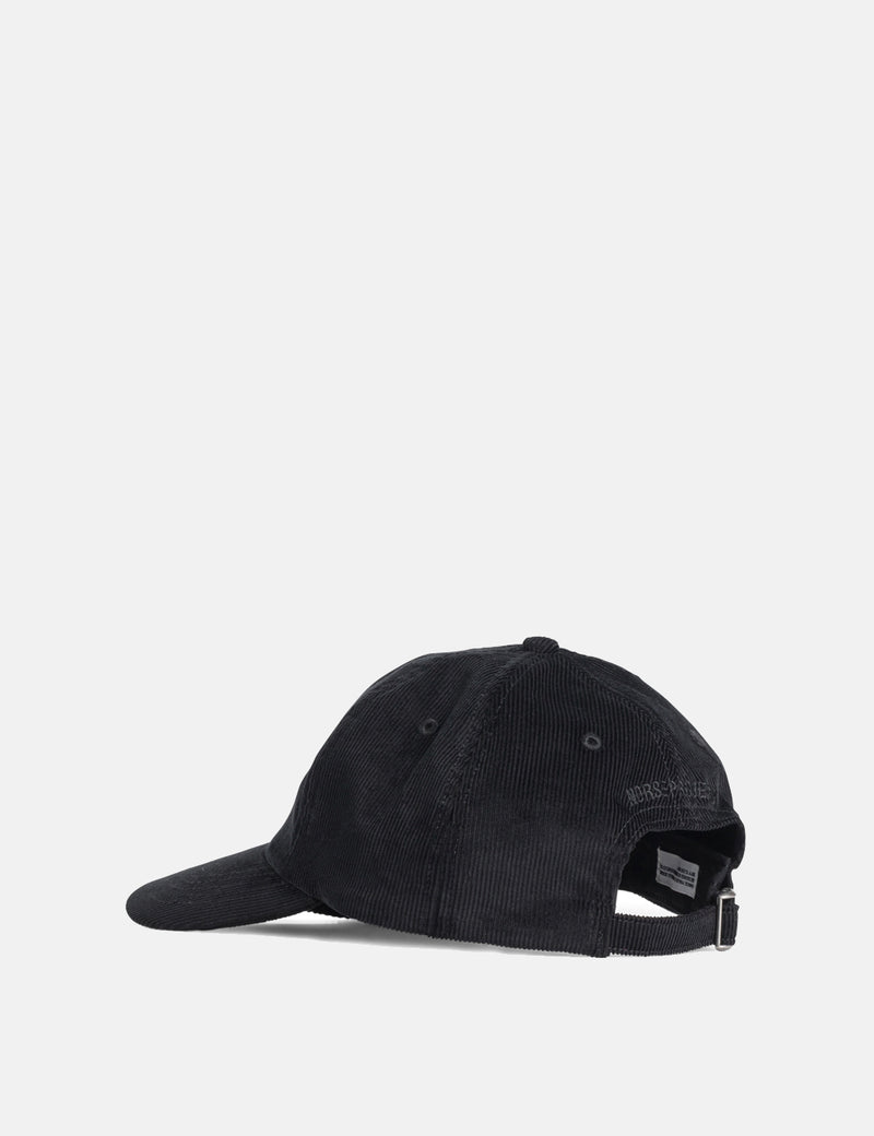 Norse Projects Thin Cord Sports Cap - Boot Black