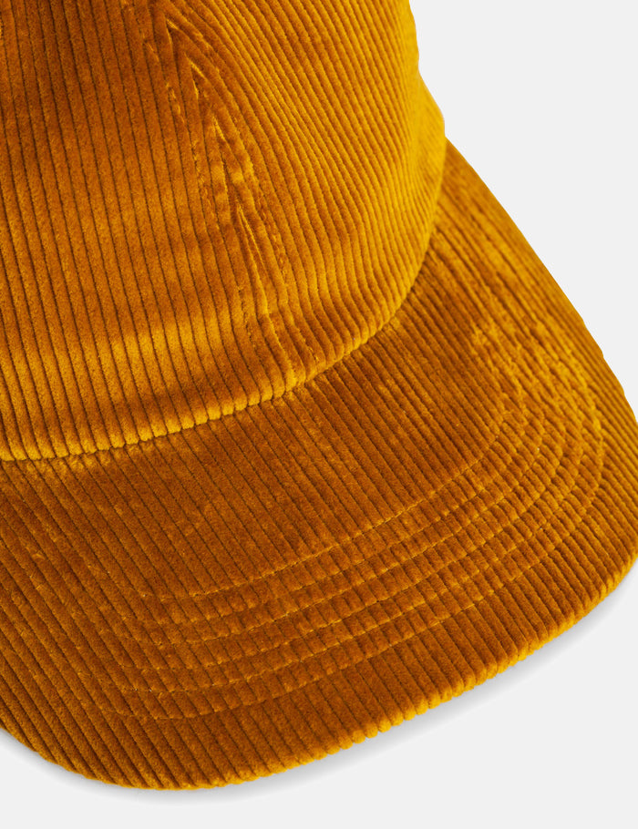 Norse Projects Wide Wale Cord Sports Cap - Montpellier Yellow