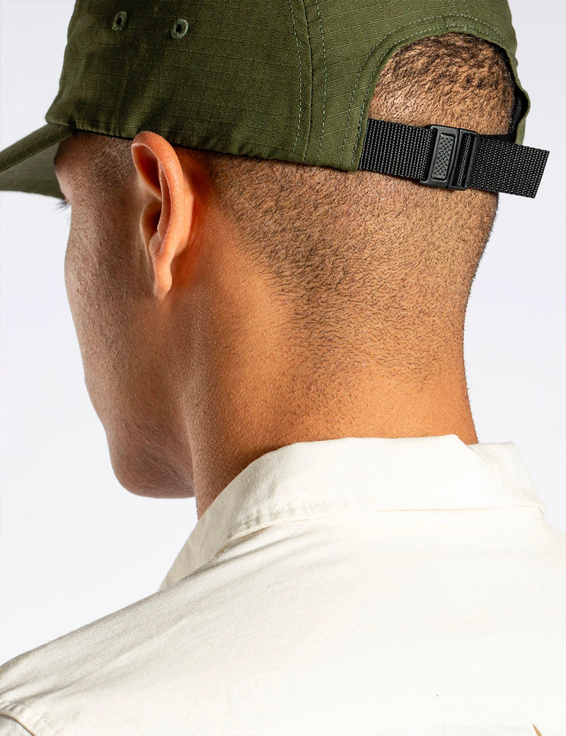 Norse Projects Ripstop 5 Panel Cap - Beech Green