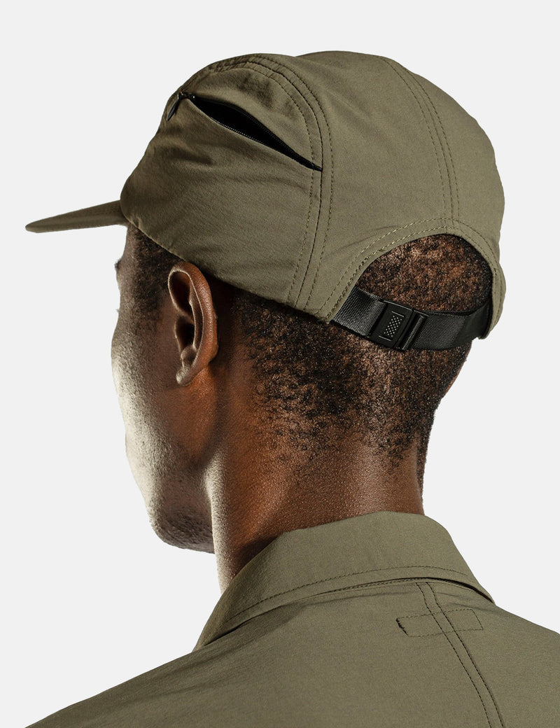 Norse Projects Travel 5-Panel Cap - Forest Green