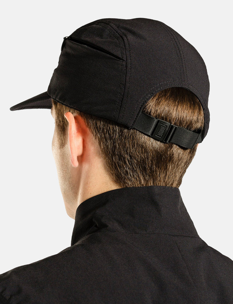 Norse Projects Travel 5-Panel Cap - Black
