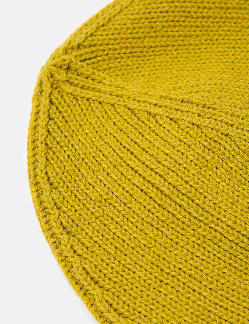 Norse Projects Cotton Watch Beanie Hat - Edge Yellow