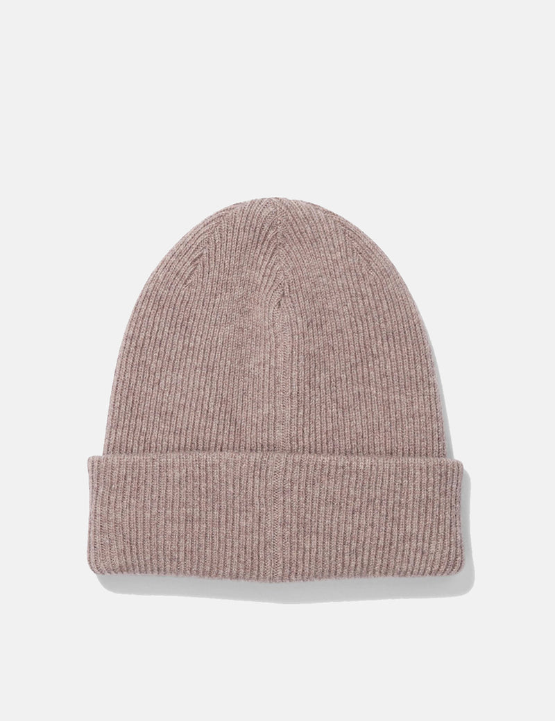 Norse Projects Norse Beanie Hat - Shale Stone Brown