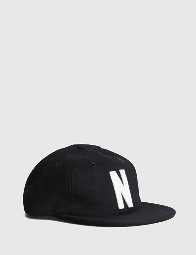 Norse Projects Norse Wool Cap - Black