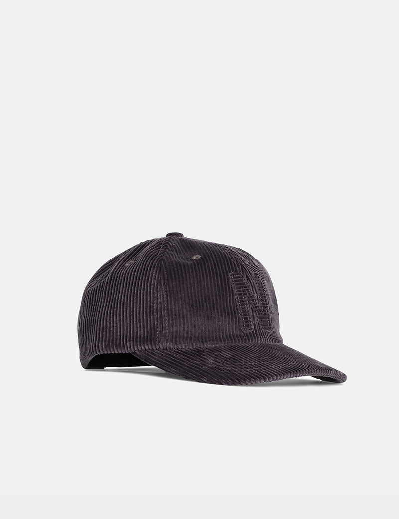Norse Projects 6-Panel Cap (Corduroy) - Mouse Grey