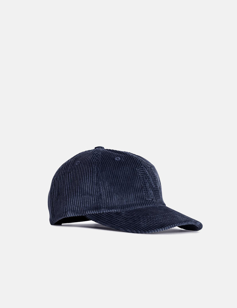 Norse Projects 6-Panel Cap (Corduroy) - Petrol Blue