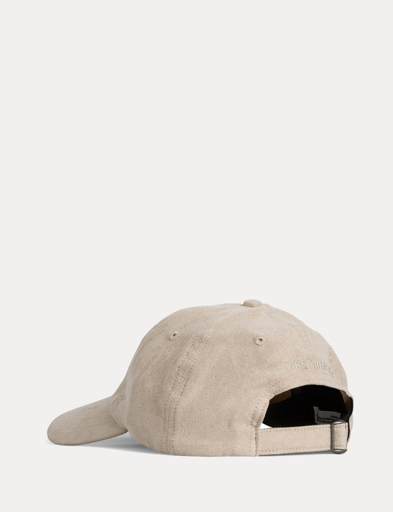 Norse Projects Fake Suede Sports Cap - Sand