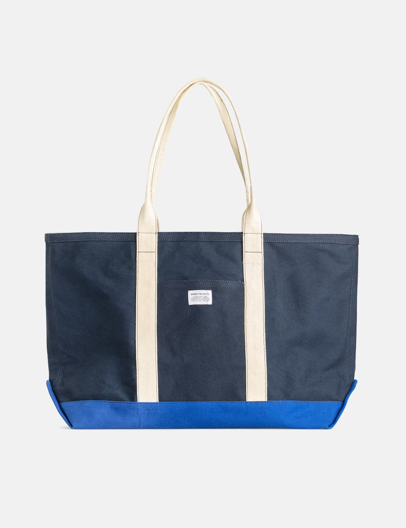 Norse Projects Stefan Beach Bag (Canvas) - Dark Navy