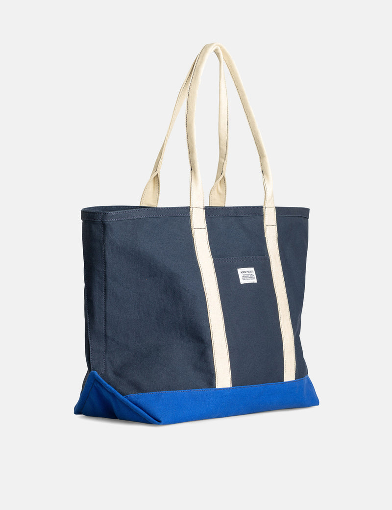 Norse Projects Stefan Beach Bag (Canvas) - Dark Navy