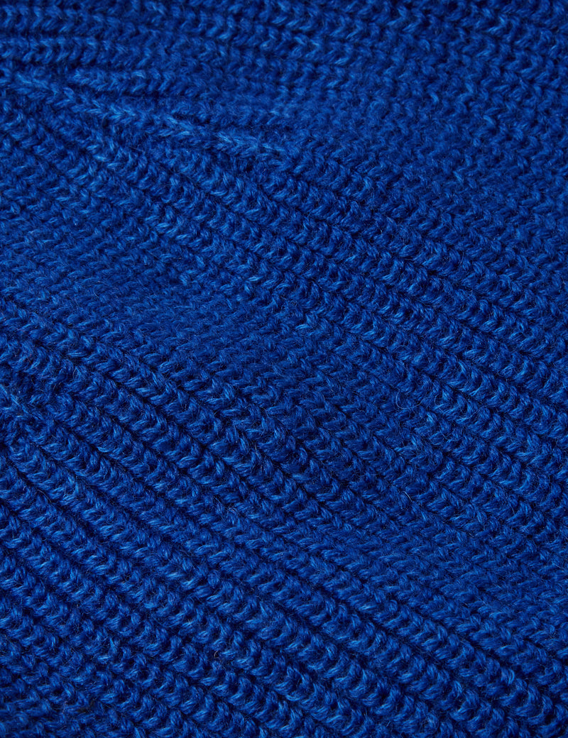 Norse Projects Watch Beanie Hat (Wool/Cotton) - Cobalt Blue