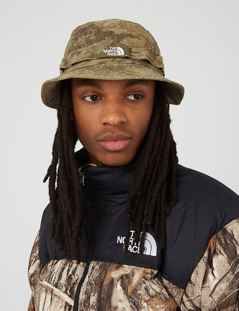 North Face Class V Brimmer Hat- Military Olive/Camo I URBAN EXCESS.