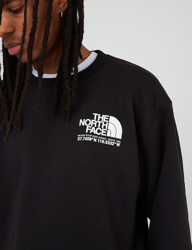 North Face Coordinates Sweatshirt - Black