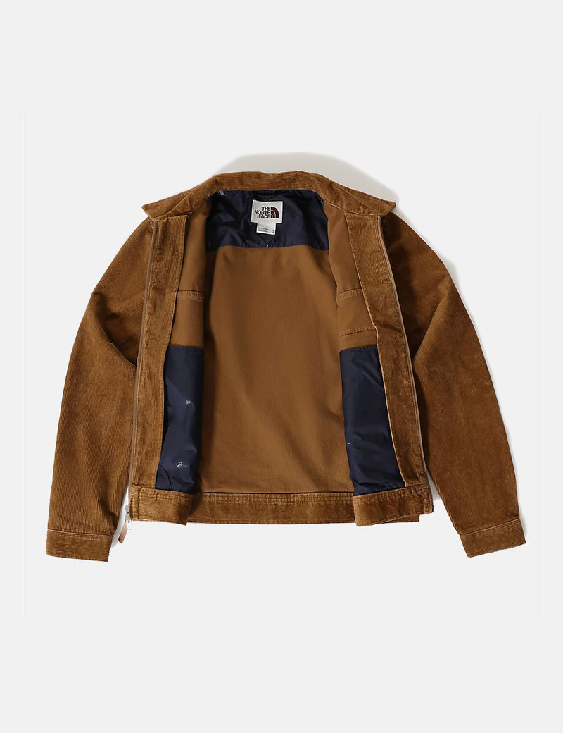 North Face Trucker Jacket - Utility Brown/Aviator Navy Blue