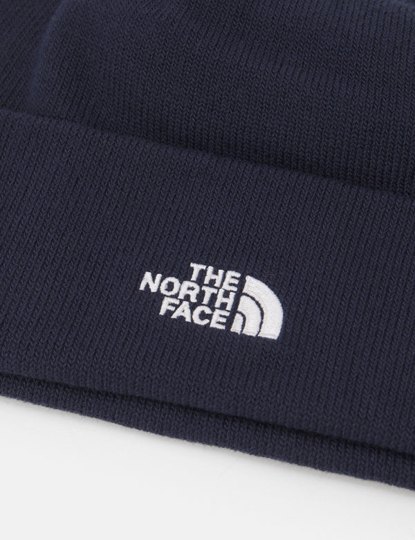 North Face Norm Shallow Beanie - Summit Navy Blue