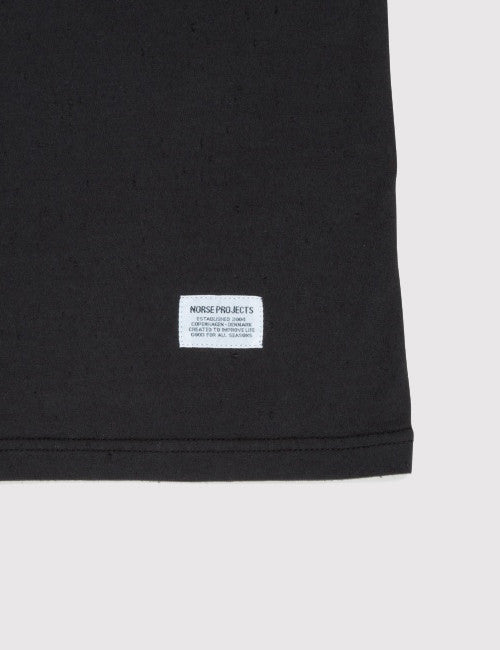Norse Projects Niels Pocket Boucle T-Shirt - Black
