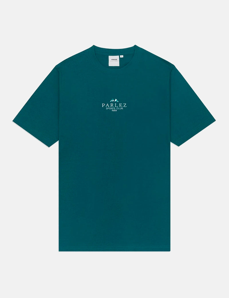 Parlez Sports Club T-Shirt - Deep Teal Green