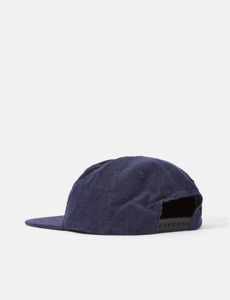 Parlez Flag Cord 6-Panel Cap - Navy Blue