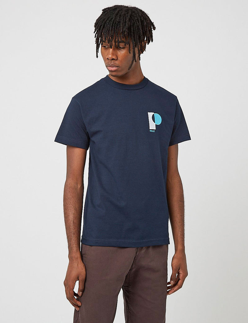 Parlez Pilot T-Shirt - Navy Blue