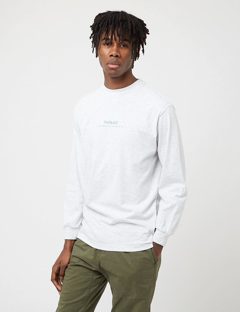 Parlez Cutter Long Sleeve T-Shirt - Grey Heather