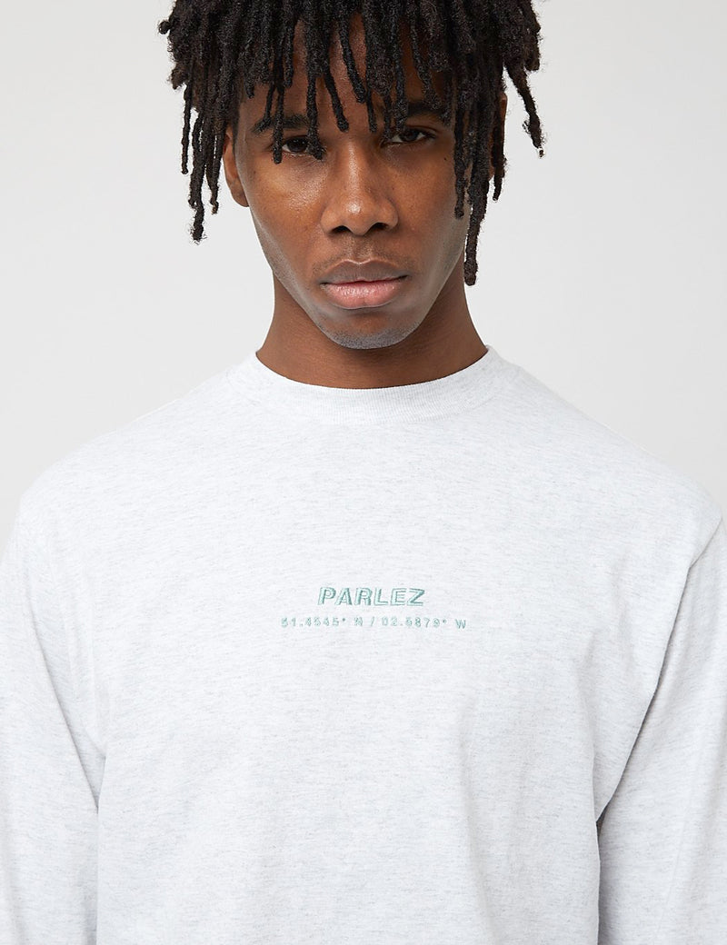 Parlez Cutter Long Sleeve T-Shirt - Grey Heather