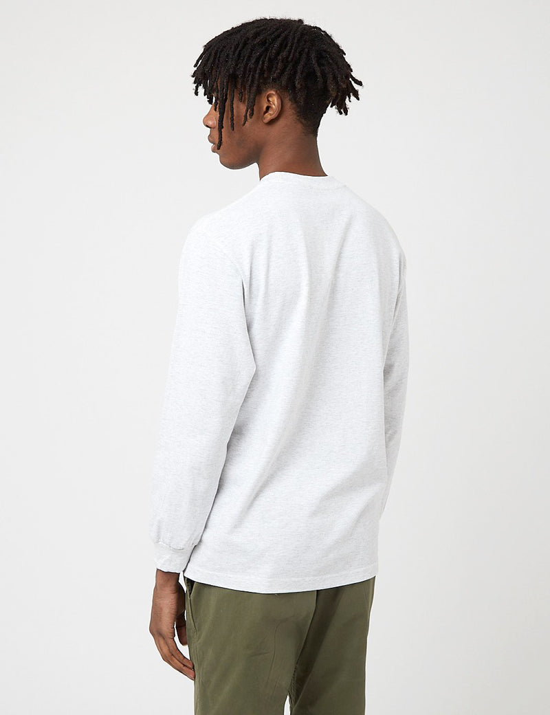 Parlez Cutter Long Sleeve T-Shirt - Grey Heather