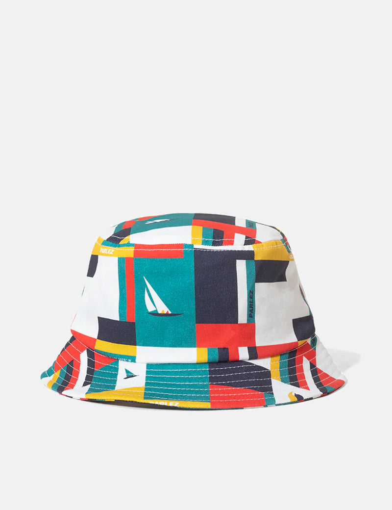 Parlez Regatta Bucket Hat - Red/Blue/White