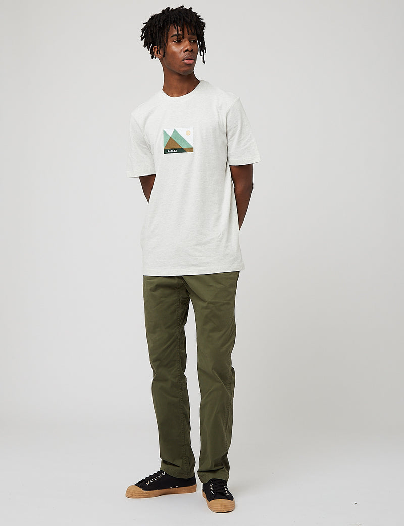 Parlez Horizon Organic T-Shirt - Heather Grey