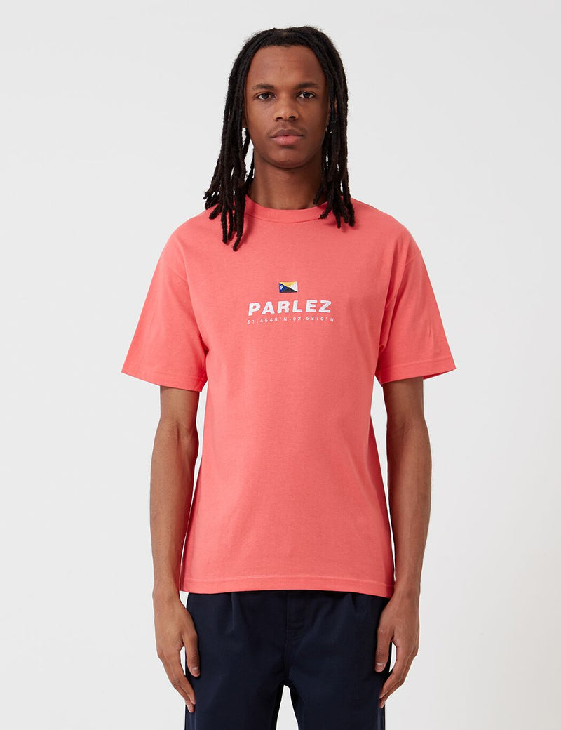 Parlez Davis T-Shirt - Coral