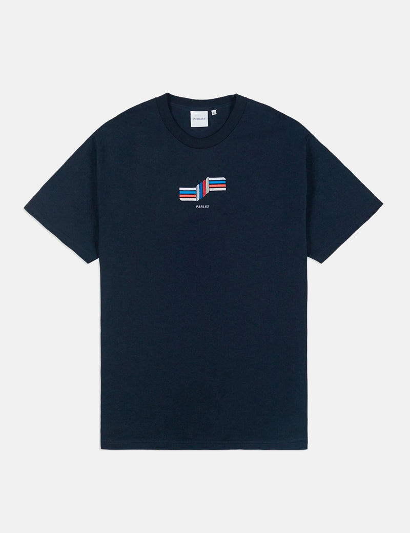 Parlez Neese T-Shirt - Navy Blue