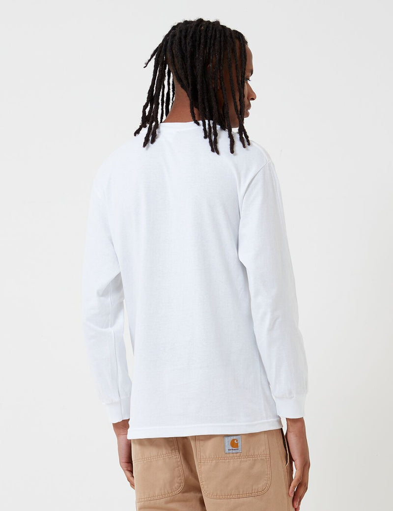 Parlez Sven Long Sleeve T-Shirt - White