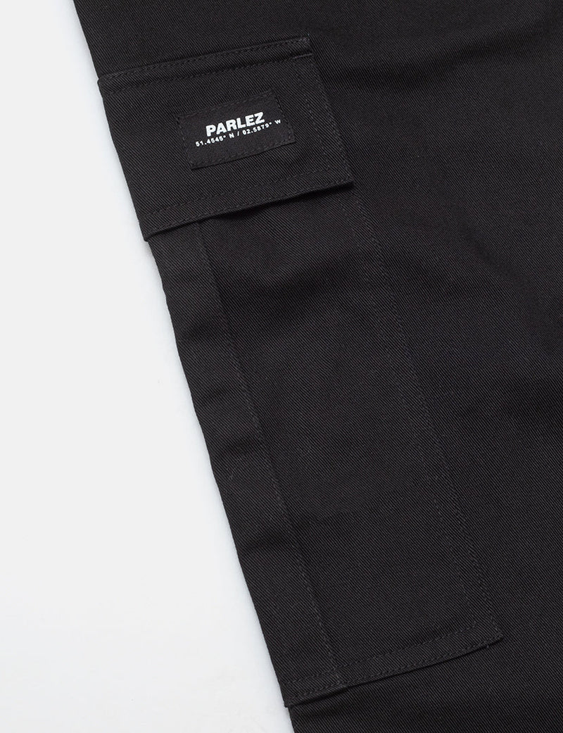 Parlez Gilbert Cargo Pants - Black