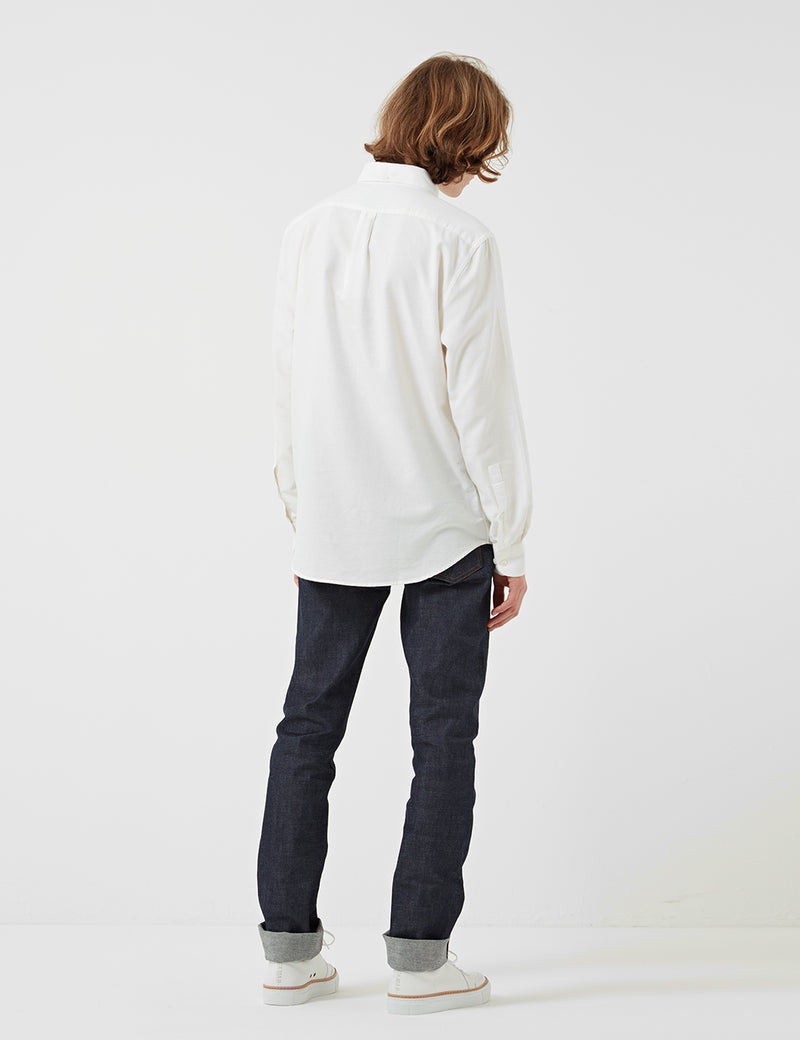 Portuguese Flannel Belavista Shirt (Button Down) - Off White
