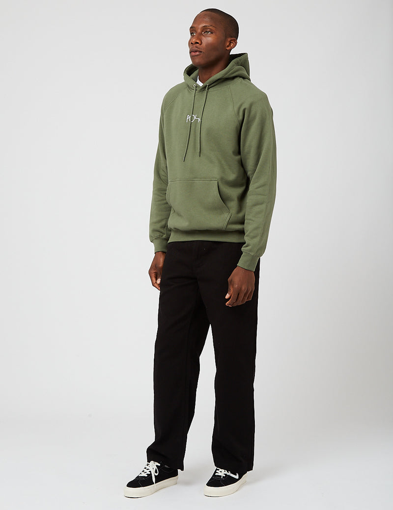 Polar Skate Co. Default Hooded Sweatshirt - Khaki Green