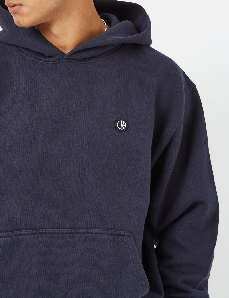 Polar Skate Co. Patch Hooded Sweatshirt - Navy Blue