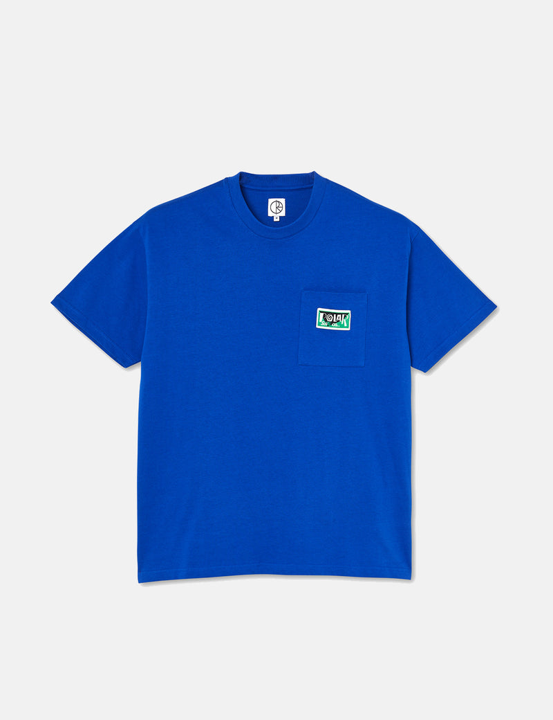 Polar Skate Co. Spiral Pocket T-Shirt - Royal Blue