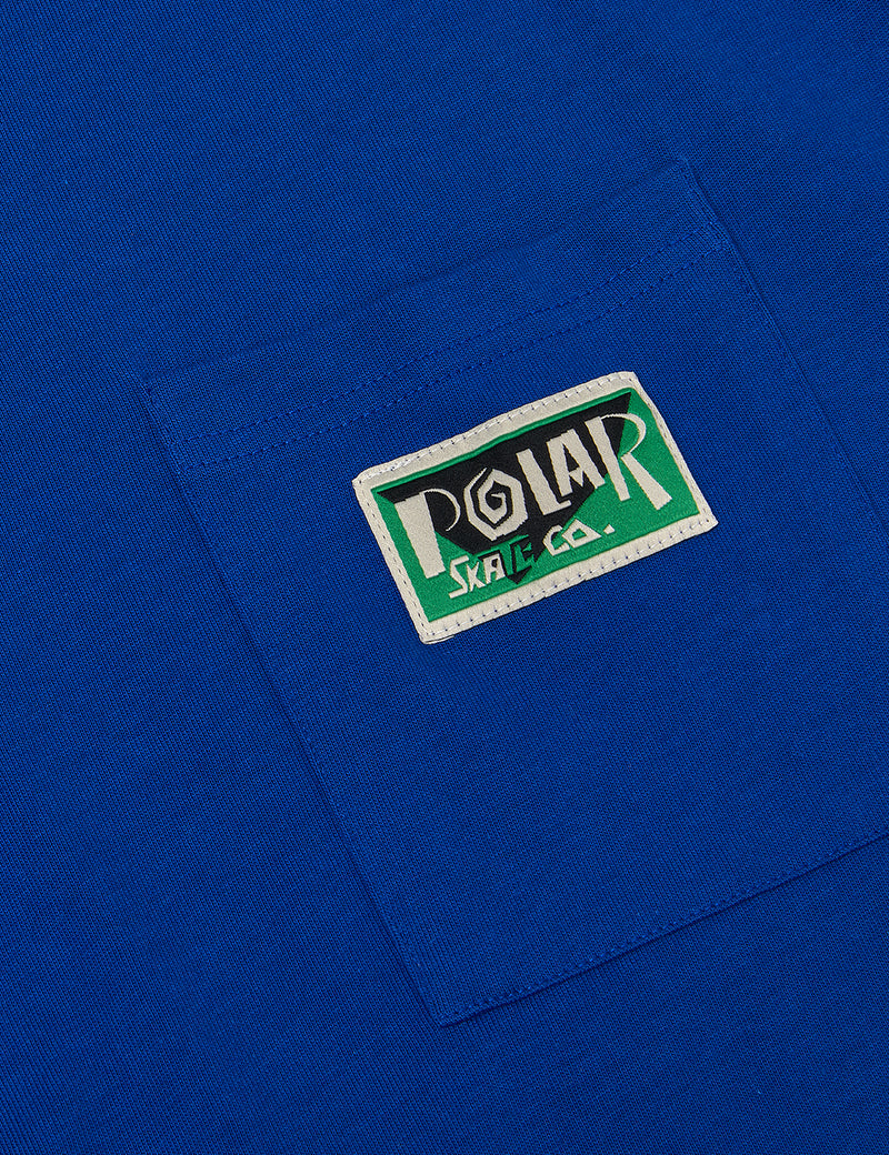 Polar Skate Co. Spiral Pocket T-Shirt - Royal Blue