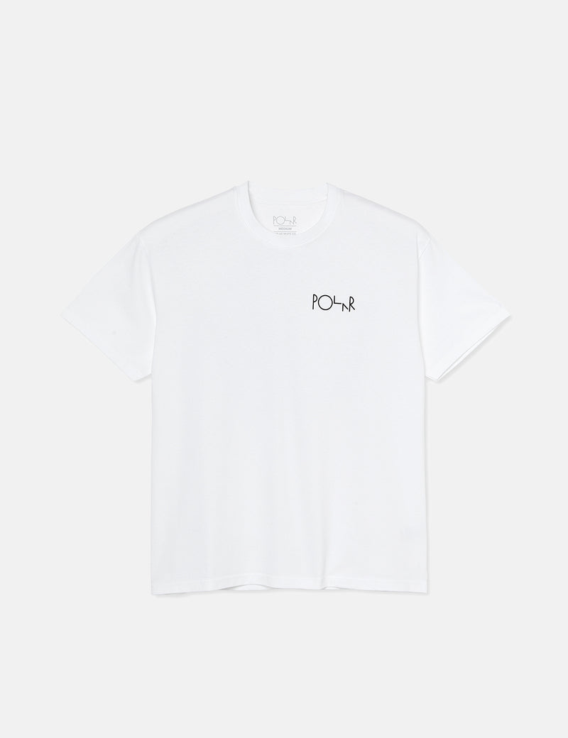 Polar Skate Co. Stroke Logo T-Shirt - White