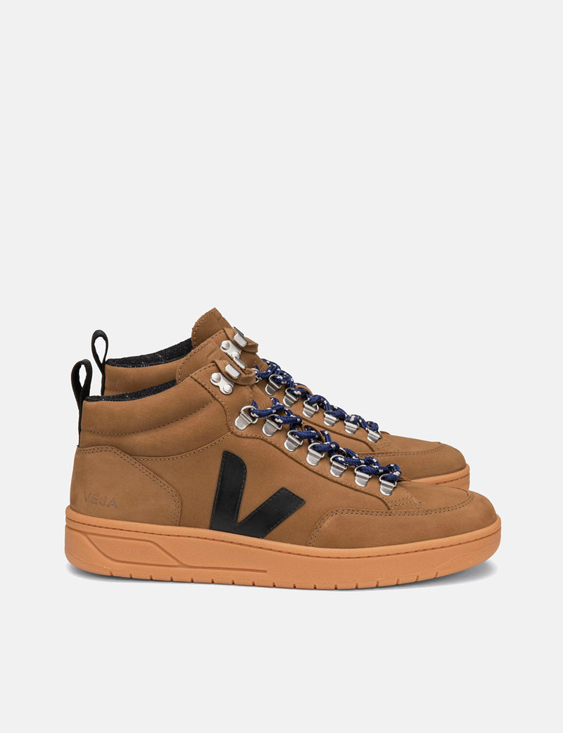 Veja Roraima Nubuck Trainers - Tent/Black