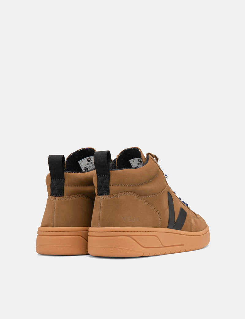 Veja Roraima Nubuck Trainers - Tent/Black