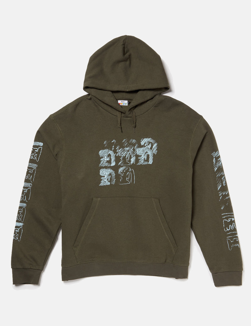 SCRT Ritual Hooded Sweatshirt - Olive Green