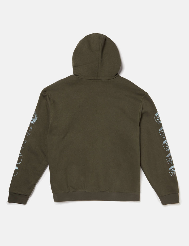 SCRT Ritual Hooded Sweatshirt - Olive Green