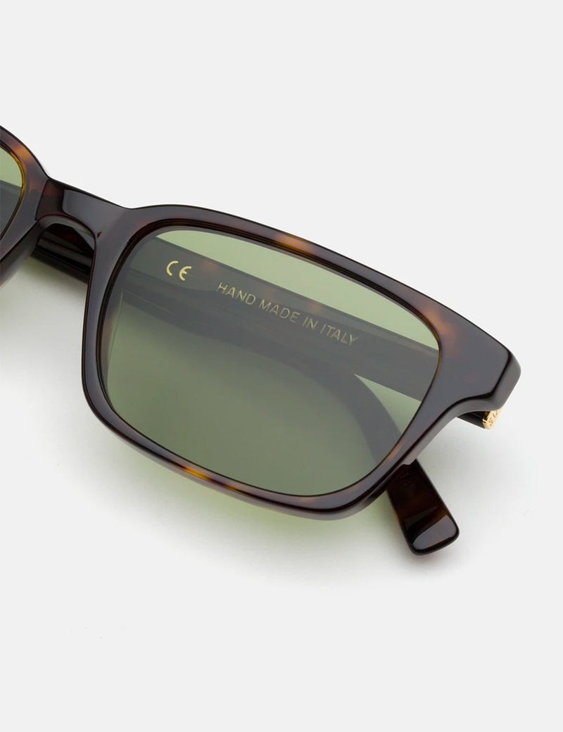 RetroSuperFuture Regola 3627 Sunglasses - Havana/Green Lenses