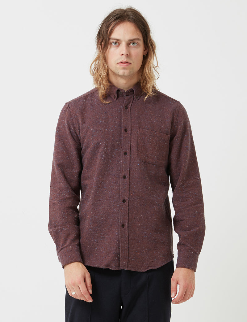 Portuguese Flannel Rude Shirt - Brick