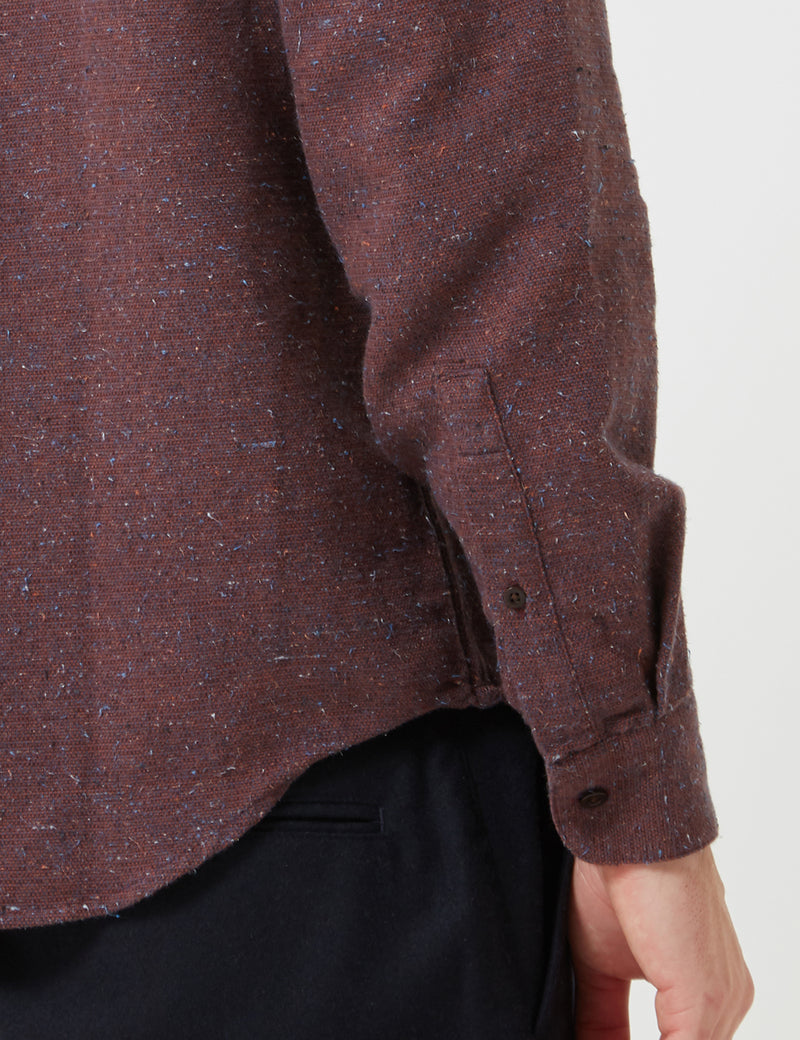 Portuguese Flannel Rude Shirt - Brick