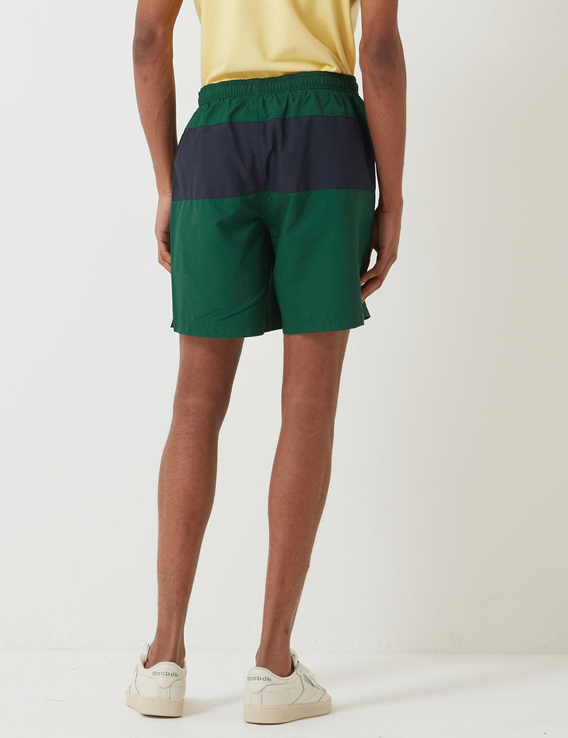 Fred Perry Panelled Swim Short - Ivy