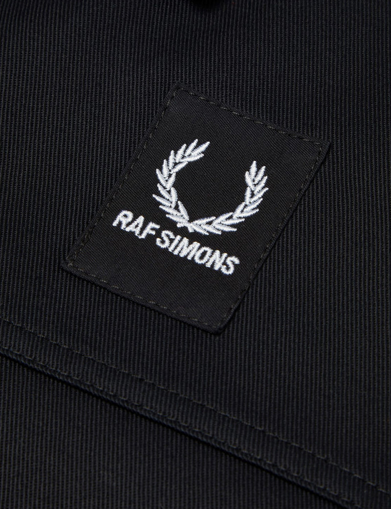 Fred Perry x Raf Simons Tape Detail Jacket - Black