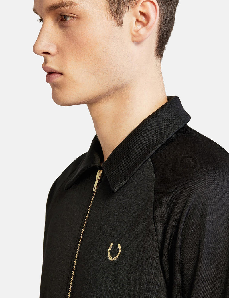 Fred Perry x Miles Kane Tricot Track Jacket - Black