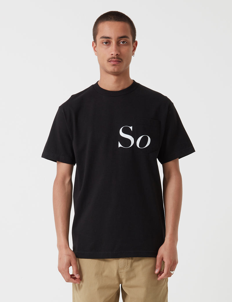 Stu Gazi So Pocket T-Shirt - Black