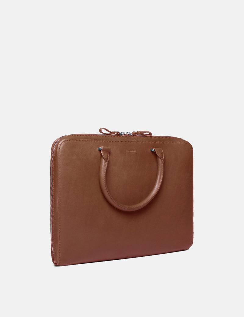Sandqvist Myrtel Briefcase 13" (Leather) - Cognac Brown